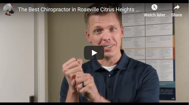 Roseville Chiropractor Explains Checking out our NEW commercial!